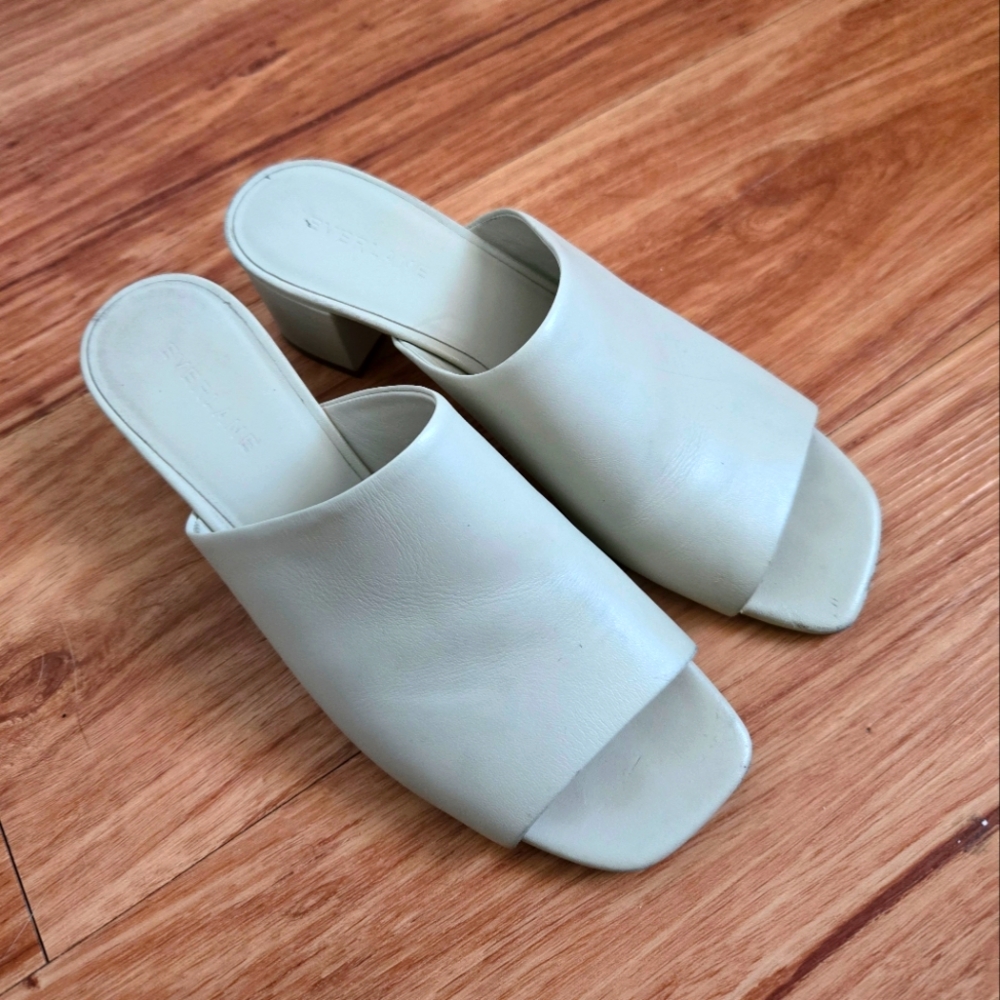 Everlane Cream Glove Mules